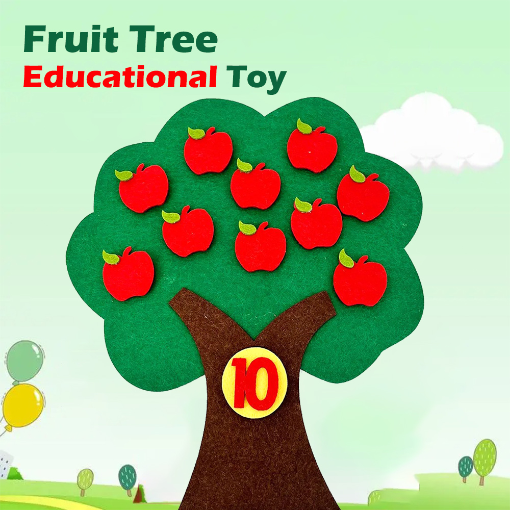 Kids Education Number - Montessori Zabawka do Liczenia Owoców z